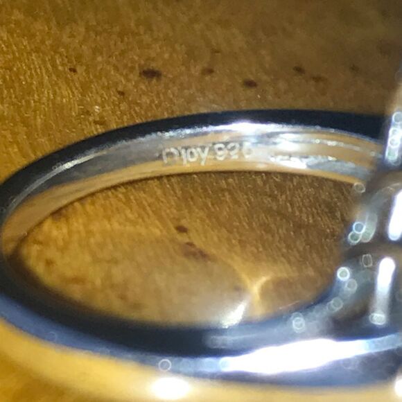 Authentic Sleeping Beauty Turquoise Sterling Silver Leaf Ring Size 5 - Picture 3 of 9